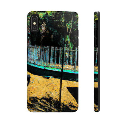 "Lost in the Shadows of Oblivion: A Journey Through the Abandoned Zoo" - The Alien Tough Phone Cases