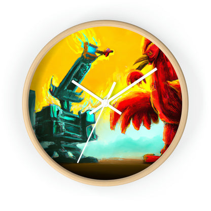 "The Mechanical Menace of the Fire-Breathing Chicken" - The Alien Wall Clock