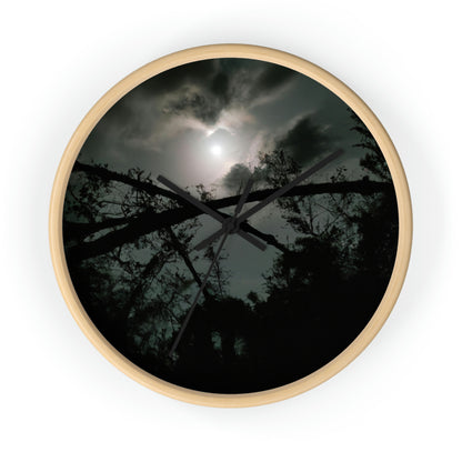 "A Moonlit Mystical World" - The Alien Wall Clock