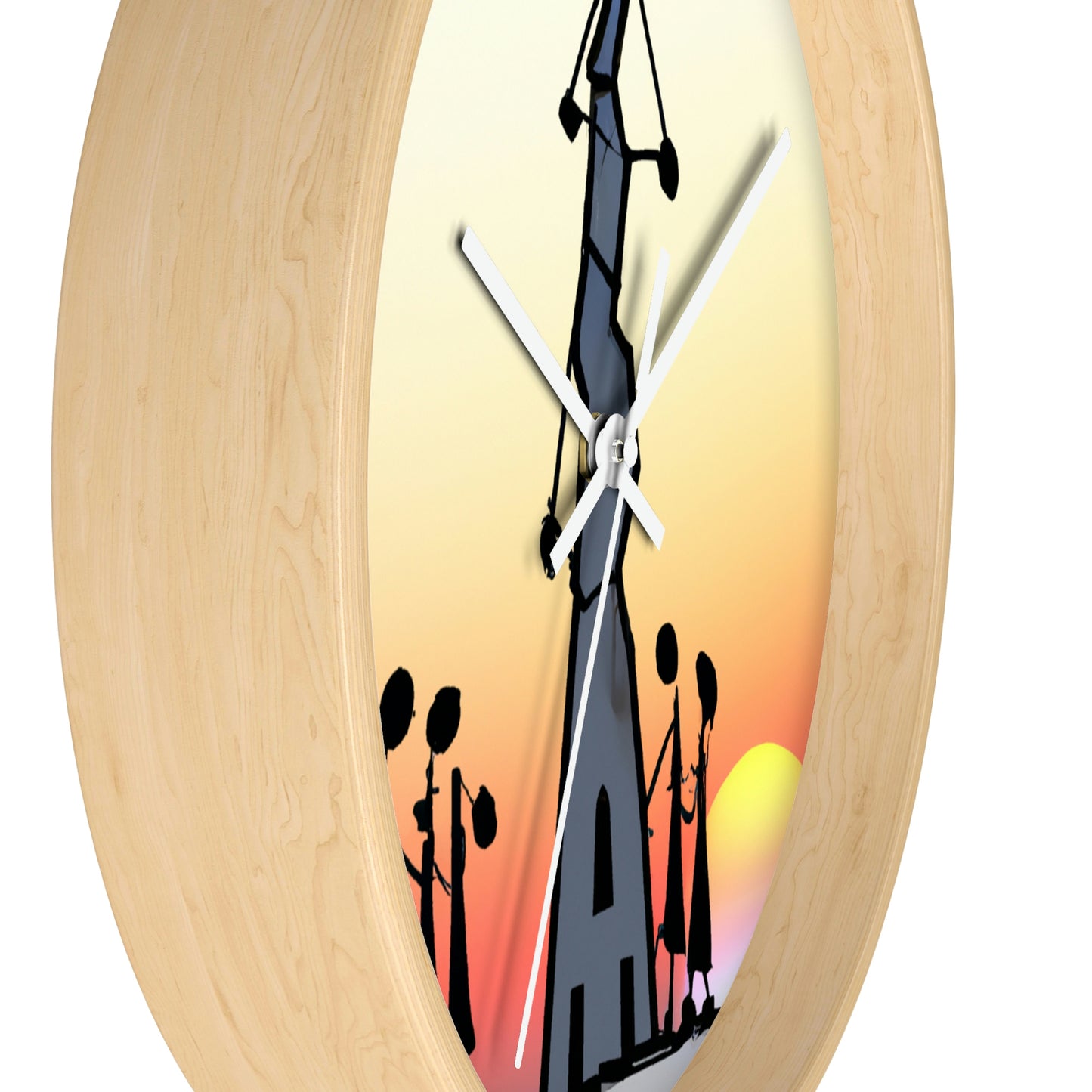 "Forgotten in the Sunset" - The Alien Wall Clock