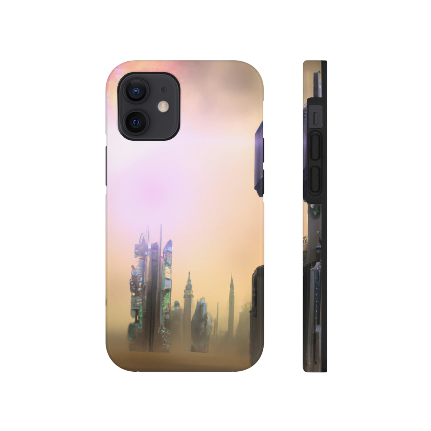 "Lost in the Cosmic Mist" - The Alien Tough Phone Cases