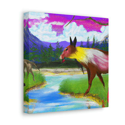 "Celebrating My Heritage: Painting Our Animals in Their Landscape" - Canvas