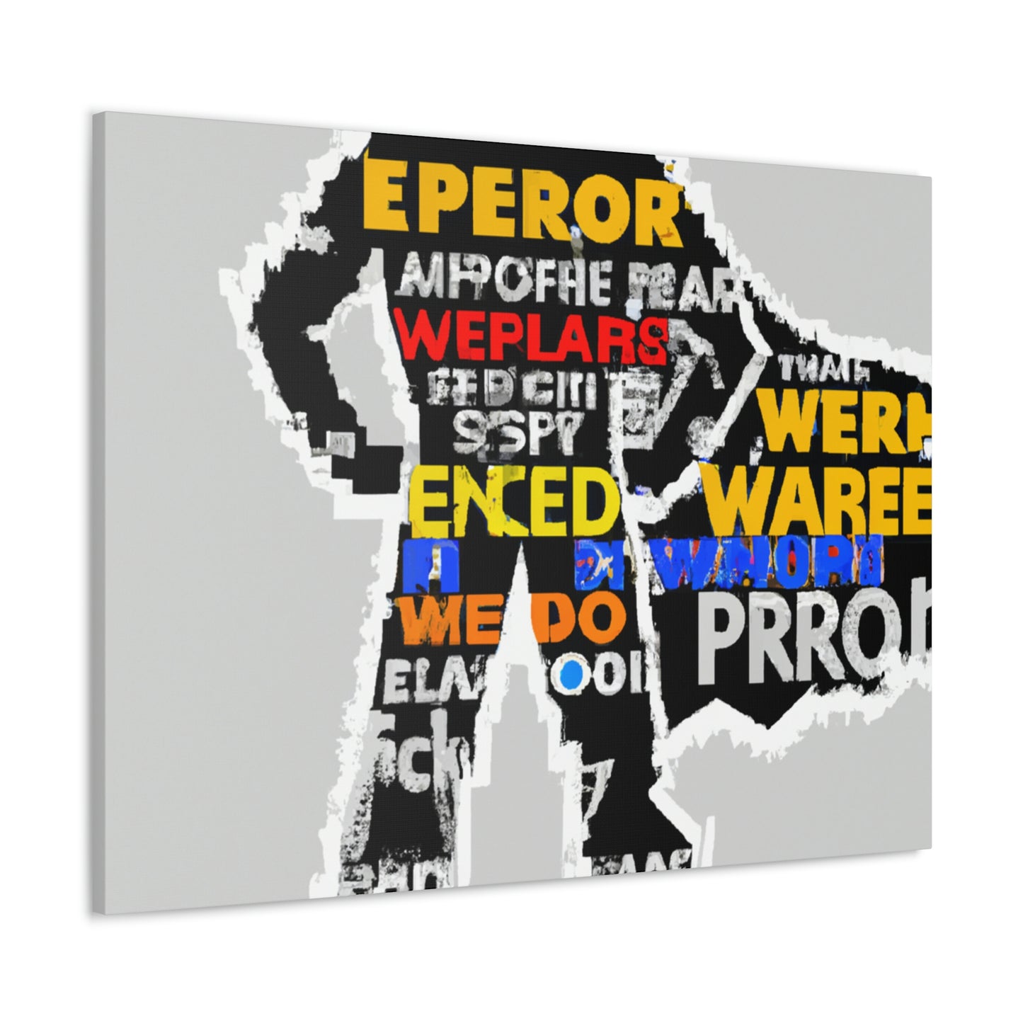 Superhéroe Word Pop Art - The Alien Canva