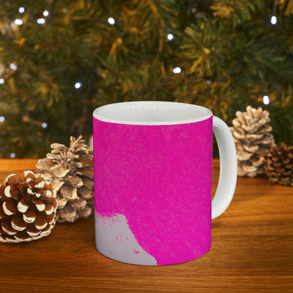 Pink Elephant Galaxies - The Alien Ceramic Mug 11 oz