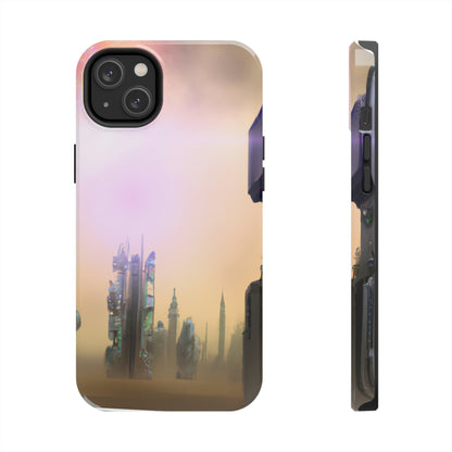 "Lost in the Cosmic Mist" - The Alien Tough Phone Cases