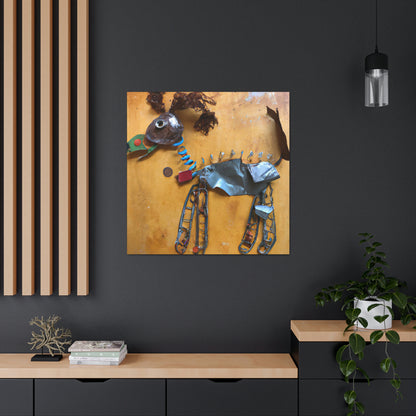 "Criaturas creativas: creación de una escultura de tu animal favorito con objetos encontrados" - The Alien Canva