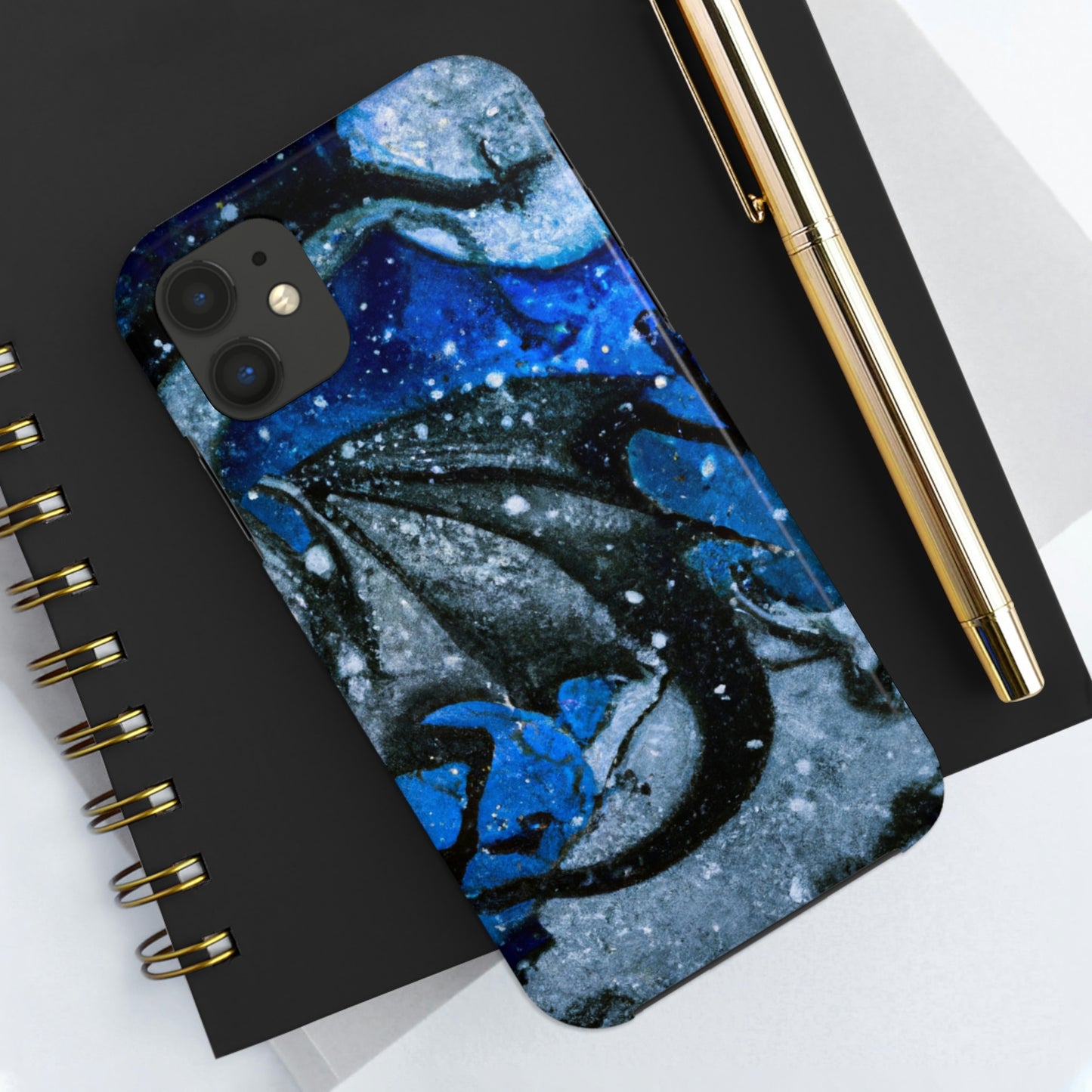 "Frosted Moonlight Dragon" - Die Alien Tough Phone Cases