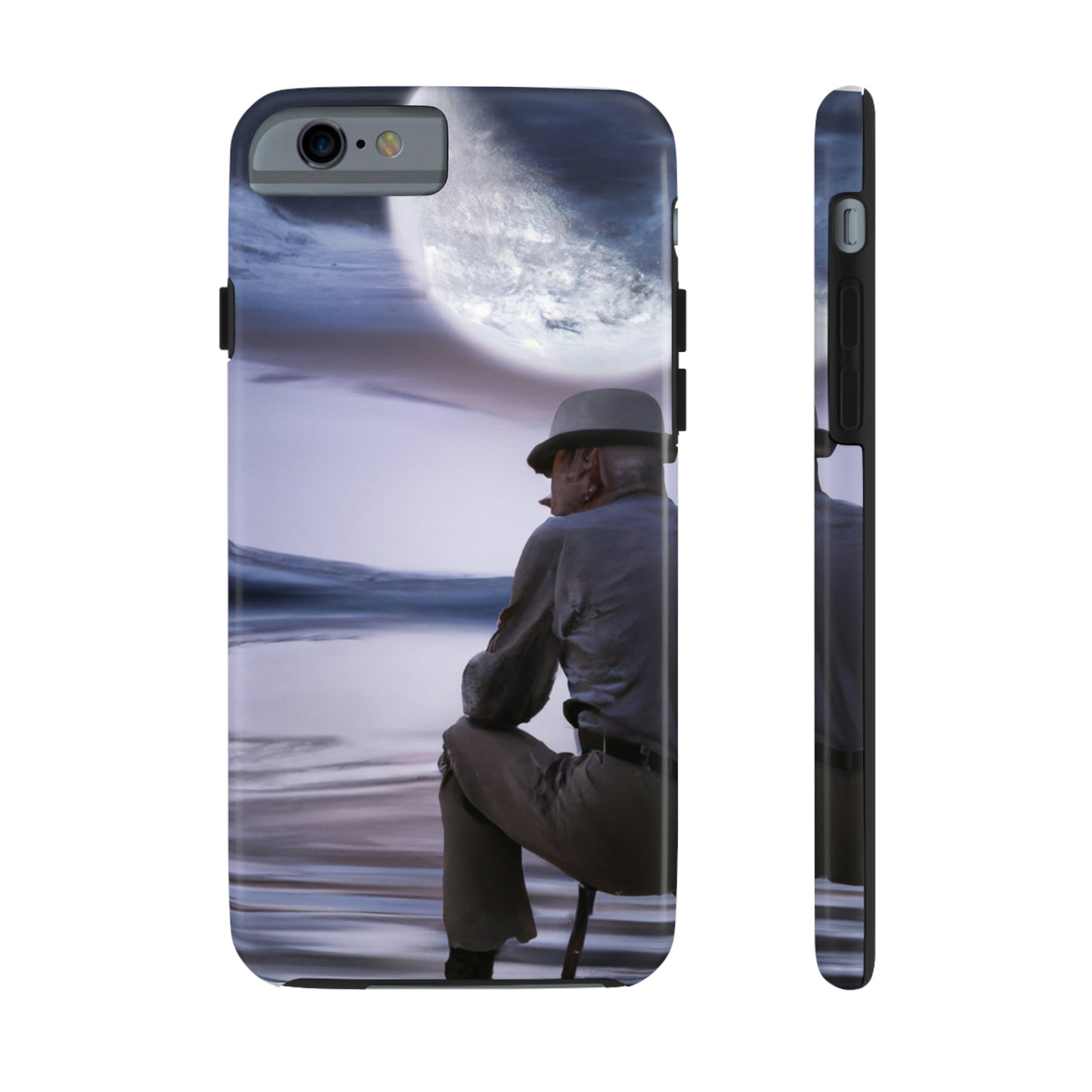 Moonlight Reflections on a Quiet Lake – Die Alien Tough Phone Cases