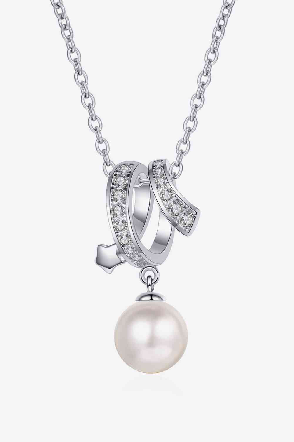 Collar de cadena con colgante de perlas Give You A Chance