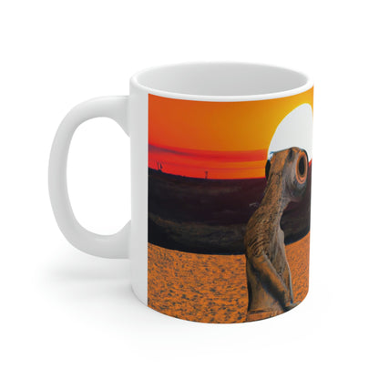 "Adiós al horizonte" - Taza de cerámica The Alien 11 oz