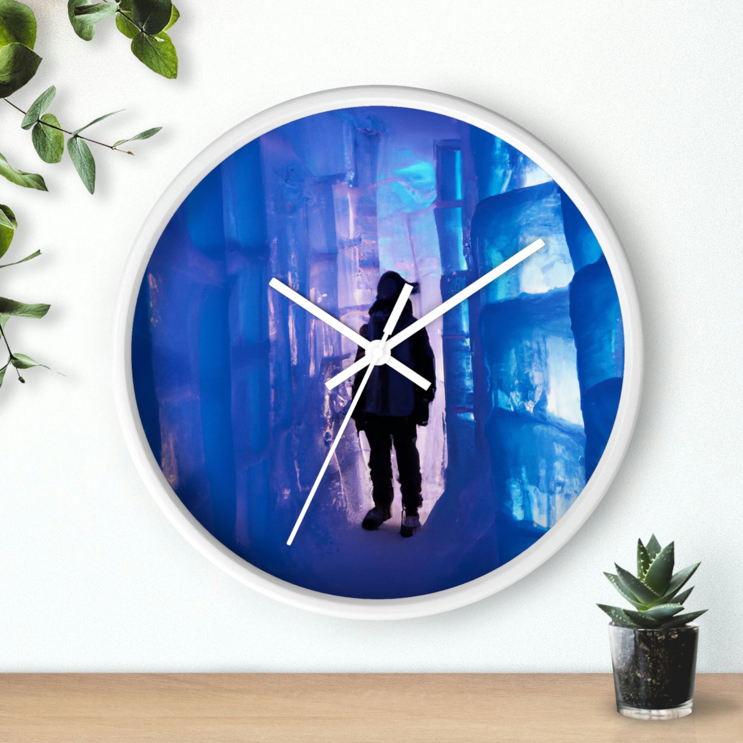 "Un laberinto de hielo y nieve" - ​​El reloj de pared alienígena