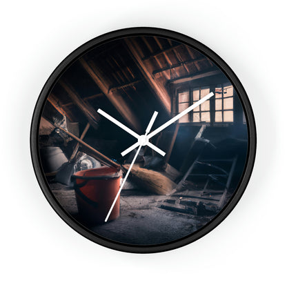 "Dusty Hopes in an Abandoned Attic" - The Alien Wall Clock