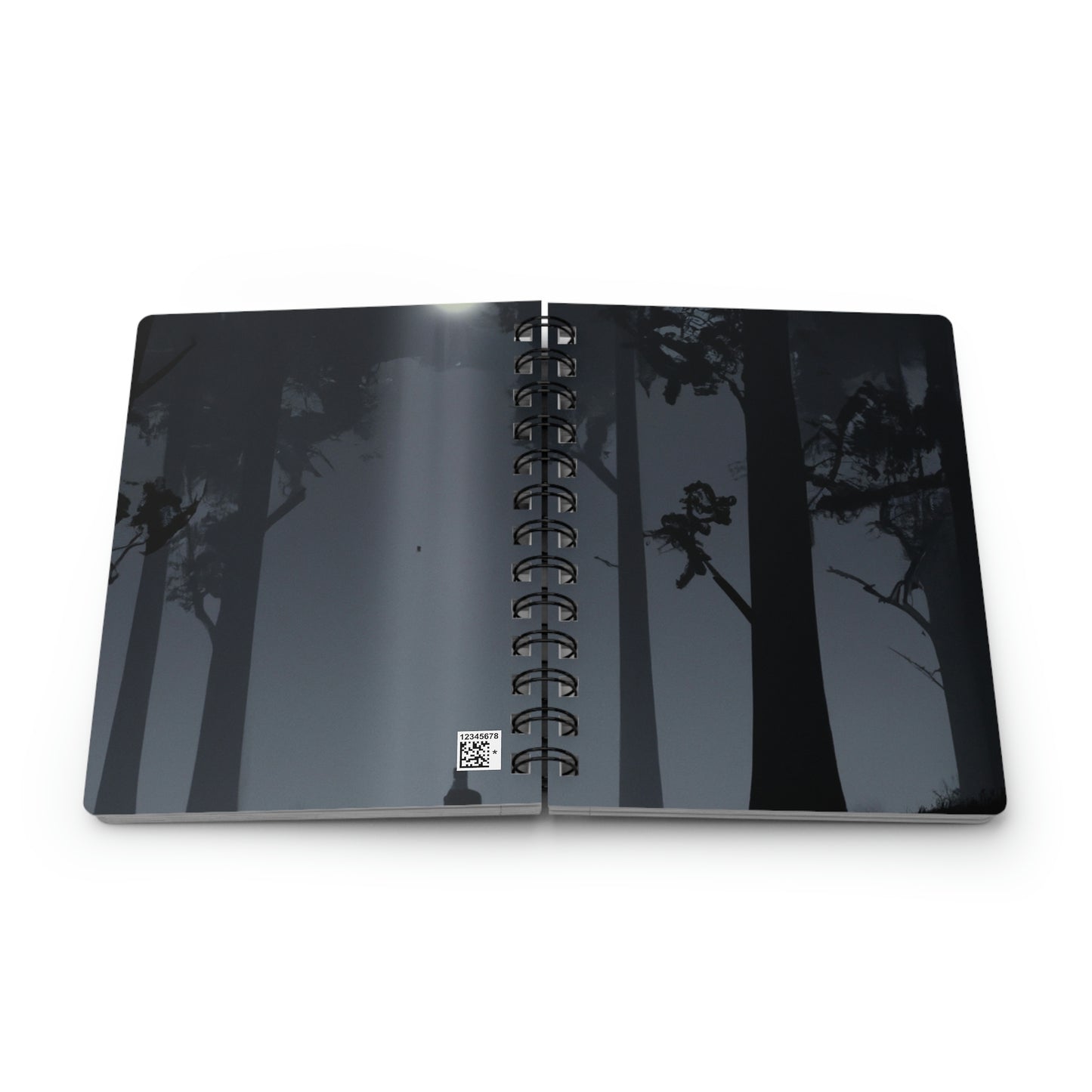 Lost in the Moonlight Forest. - The Alien Spiral Bound Journal