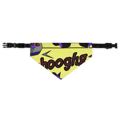 "Technicolor Tech Tales" - The Alien Pet Bandana Collar