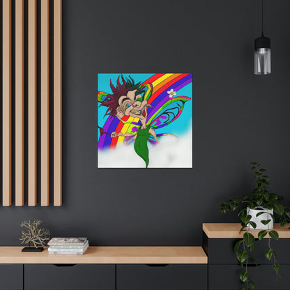 Rainbow Mischief Fairy - The Alien Canva