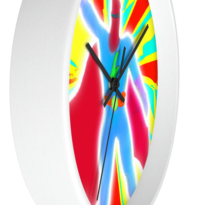 "The Vibrant Superhero" - The Alien Wall Clock