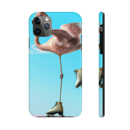 "Flamingo Skates!" - The Alien Tough Phone Cases