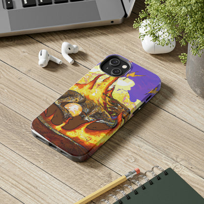 "A Slumbering Dragon in an Infernal Embrace" - The Alien Tough Phone Cases