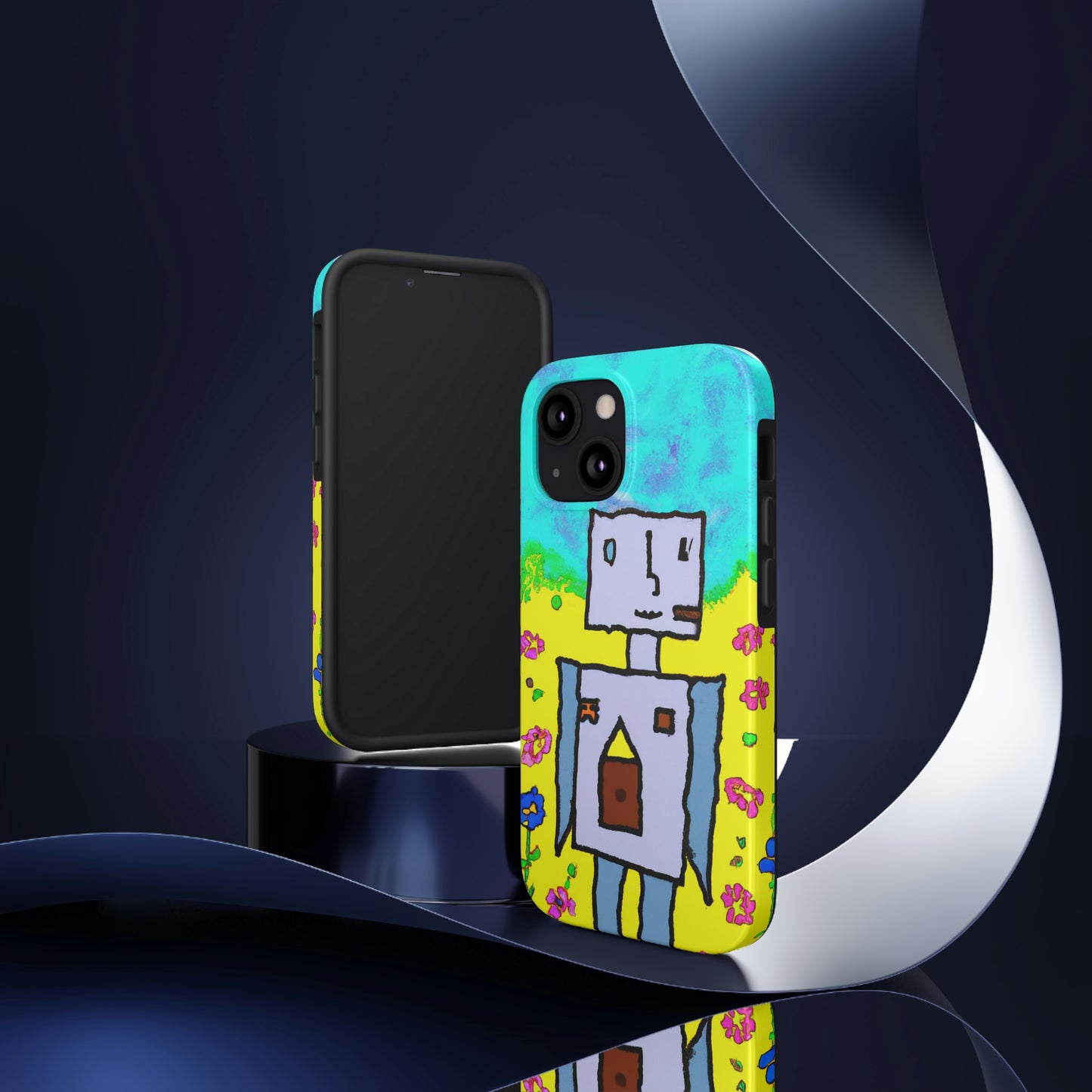 "Ein kleines Wunder in einem Blumenmeer" - Die Alien Tough Phone Cases