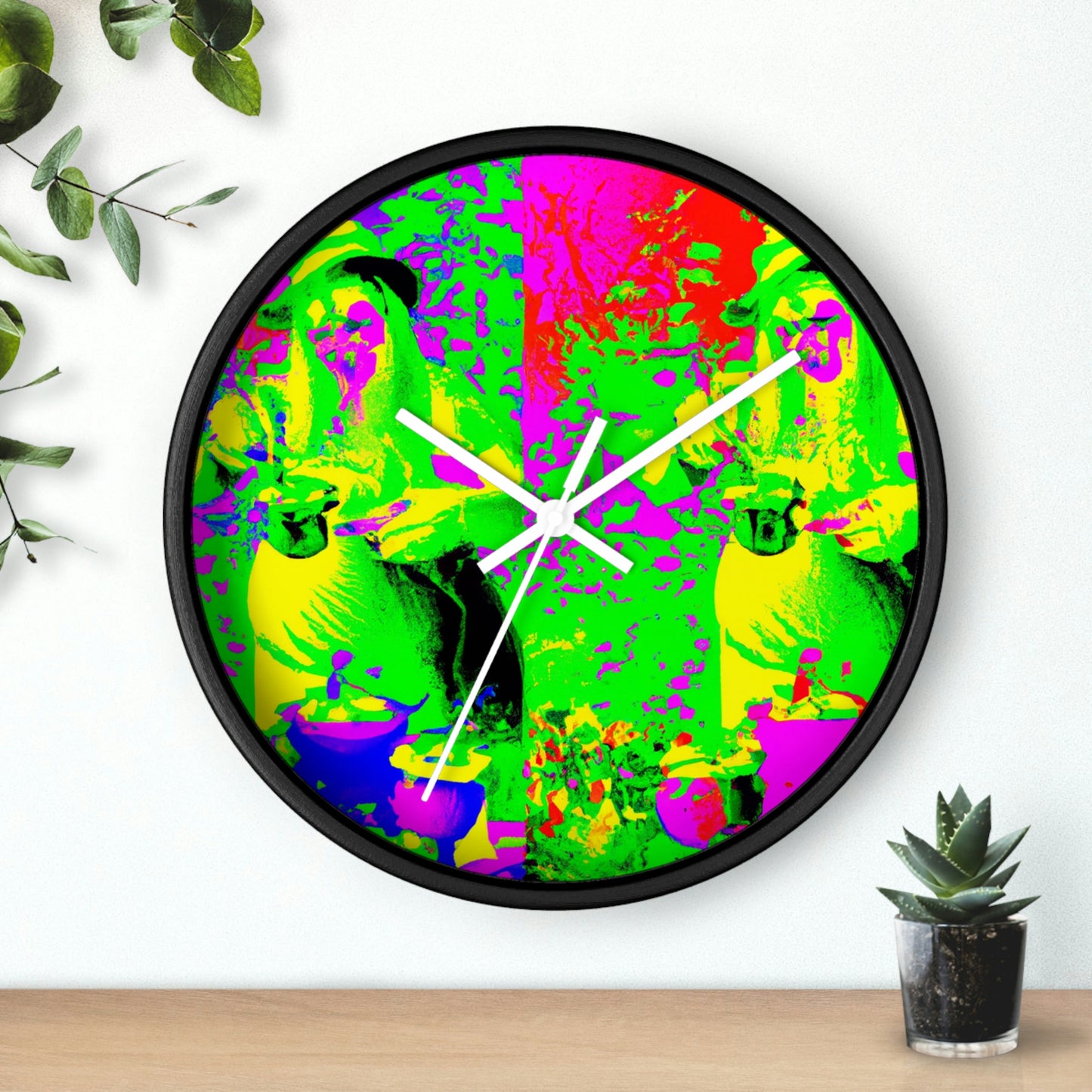 "A Witch's Garden Spellbook" - The Alien Wall Clock