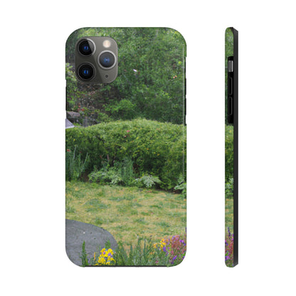 "Rainy Refuges: Uncovering the Fortune of a Garden Under an Umbrella" - The Alien Tough Phone Cases