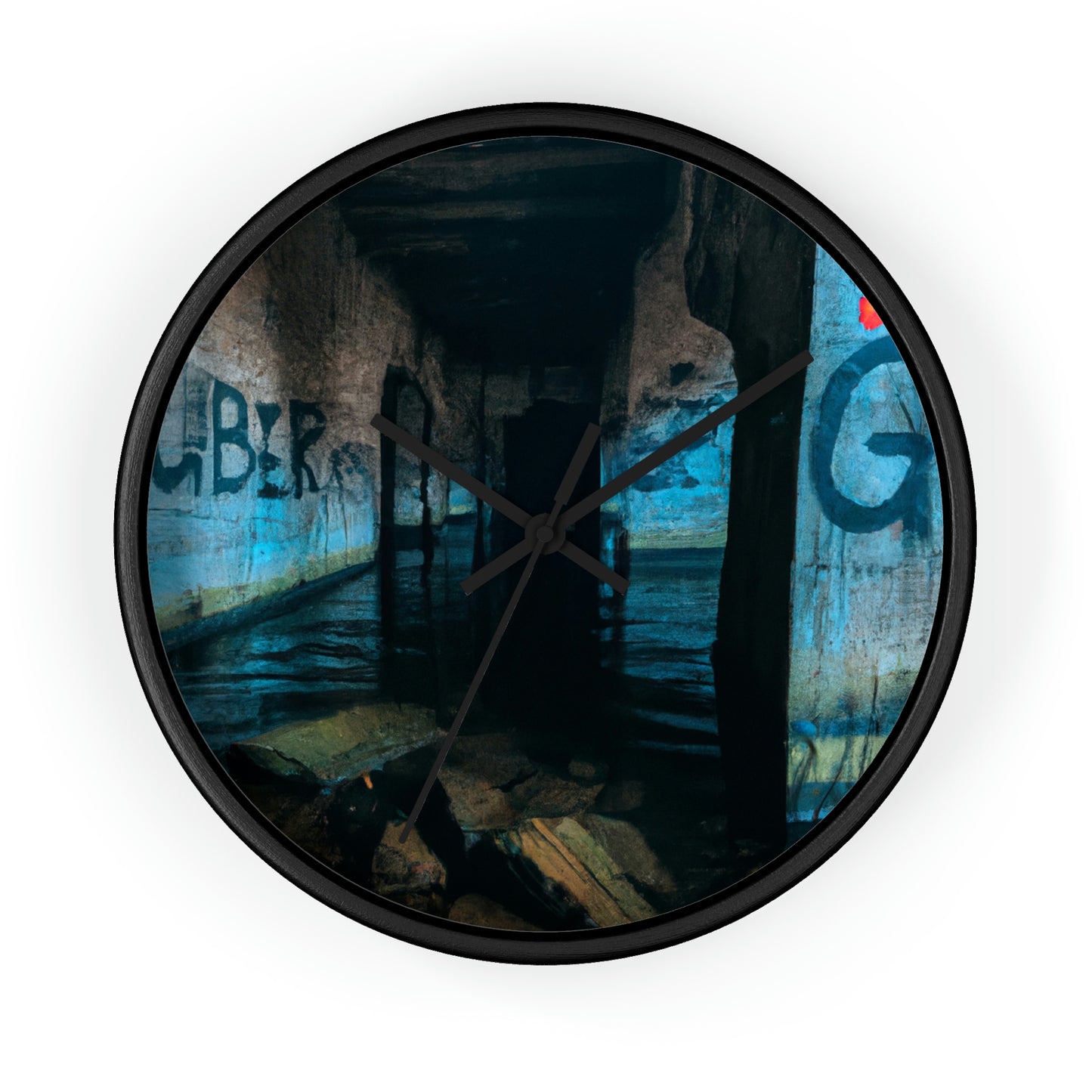 "Buceando las ruinas de la ciudad submarina perdida" - El reloj de pared alienígena