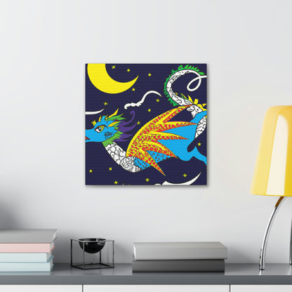 "Midnight Flight of the Dragon" - The Alien Canva