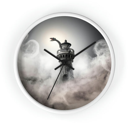 "Smoke and Lighthouse Keeper" - El reloj de pared alienígena