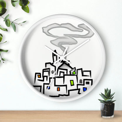 The City In The Mist - The Alien Wall Clock