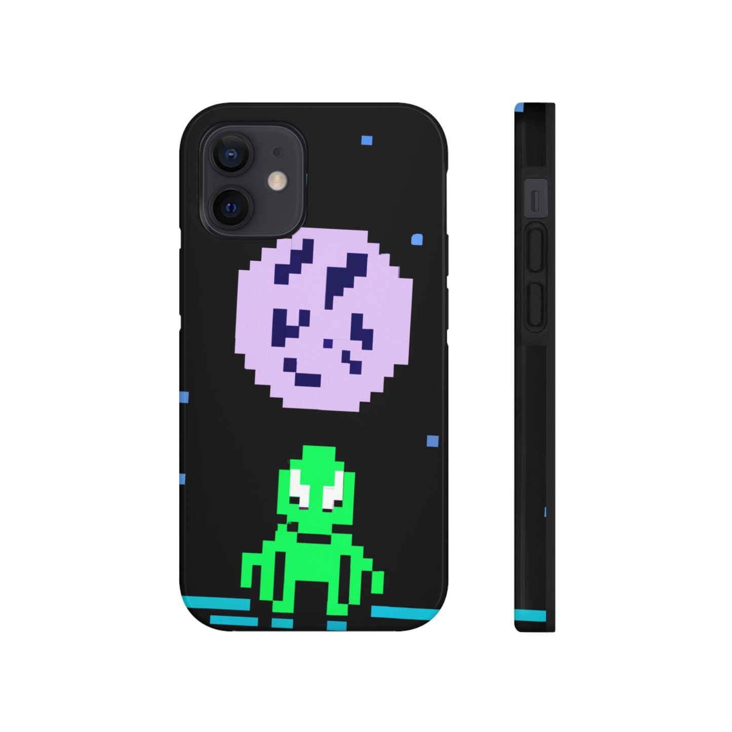 "Testigo solitario del cielo nocturno" - The Alien Tough Phone Cases Pixel Art