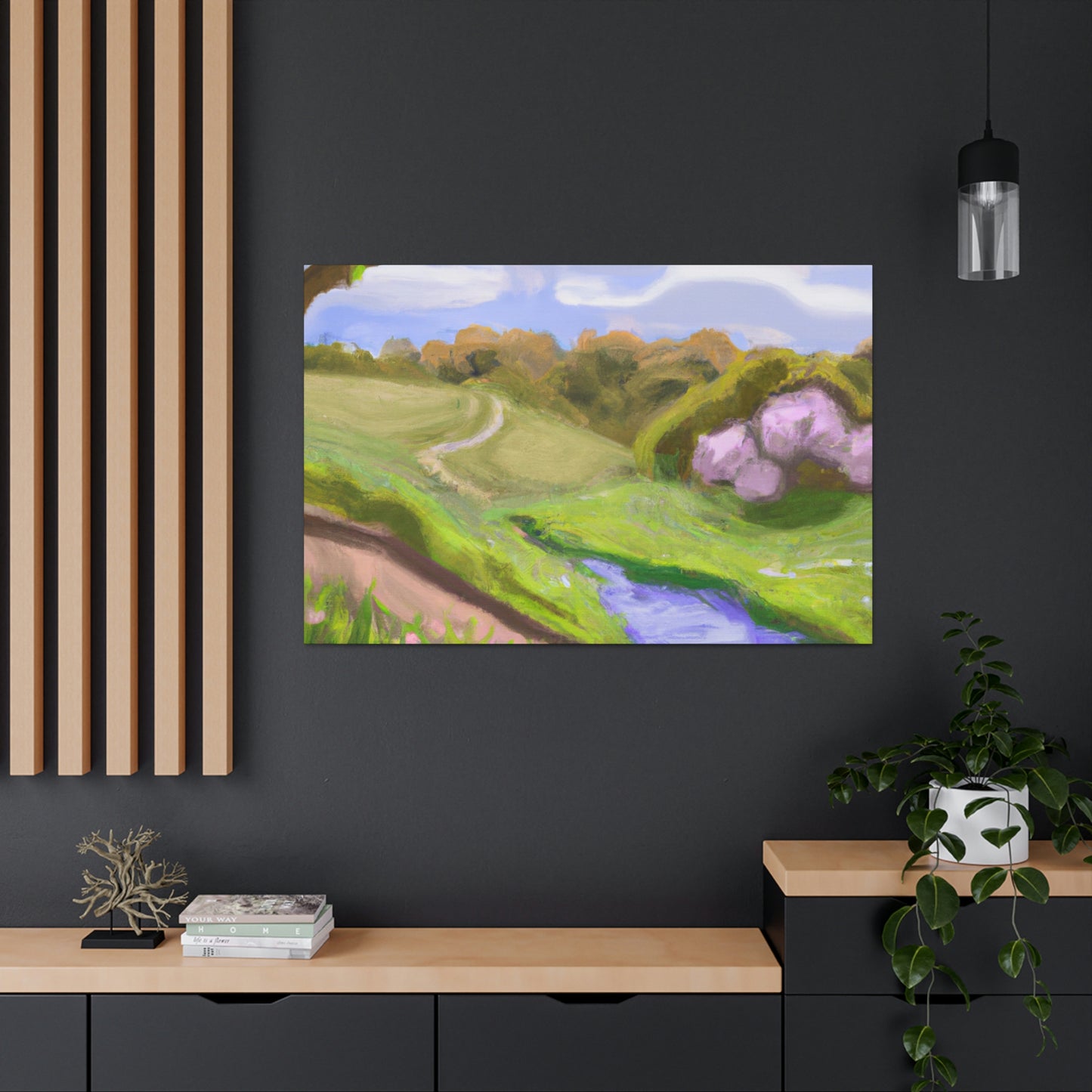 "Alive and Thriving: A Nature Painting" - Canvas