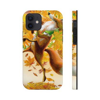 "Autumnal Adventure: A Fox's Mischief" - The Alien Tough Phone Cases