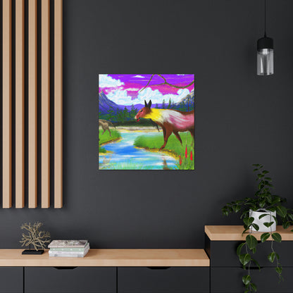 "Celebrating My Heritage: Painting Our Animals in Their Landscape" - Canvas