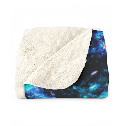 "A Voyage of Starlight". - The Alien Sherpa Fleece Blanket