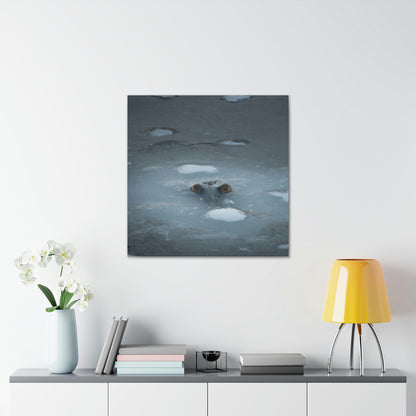 "The Frozen Lake Lurker" - Die Alien-Canva