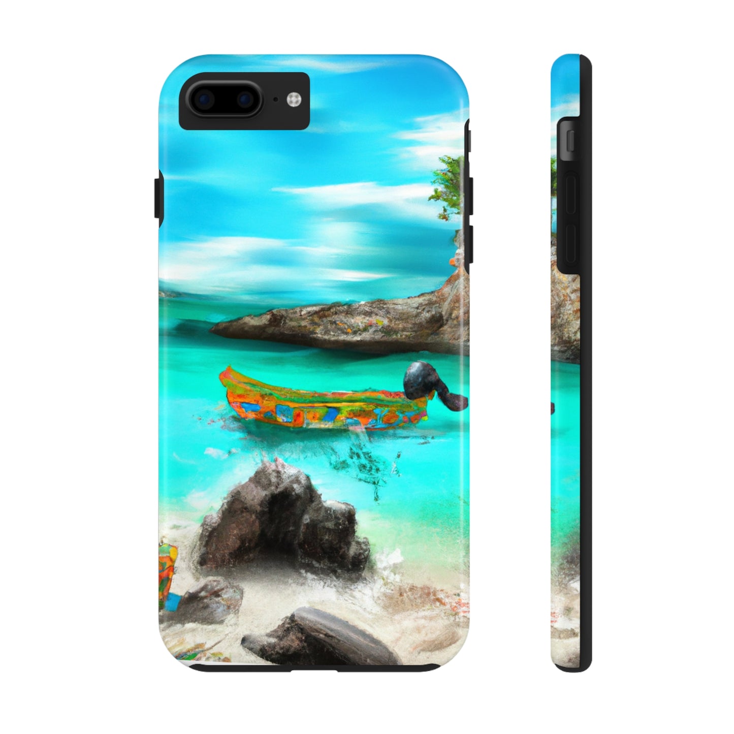 "Caribbean Fiesta on the Beach - A Digital Exploration of Mexican Culture" - The Alien Tough Phone Cases