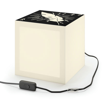 Lost in the Shadows: The White Feather's Journey - The Alien Light Cube Lamp