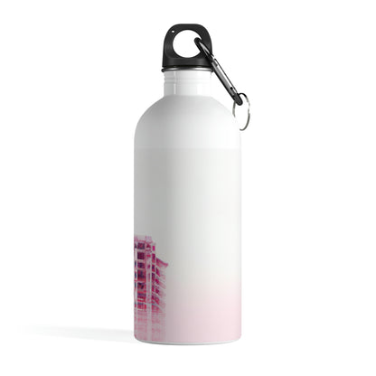 "A Shroud of Mystery: The Lost City in the Fog." - The Alien Stainless Steel Water Bottle