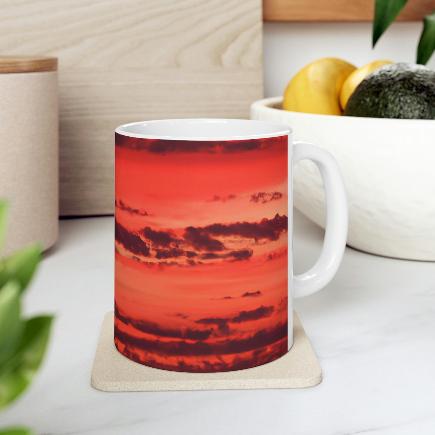 "Lonely Lighthouse on Fire" - The Alien Ceramic Mug 11 oz