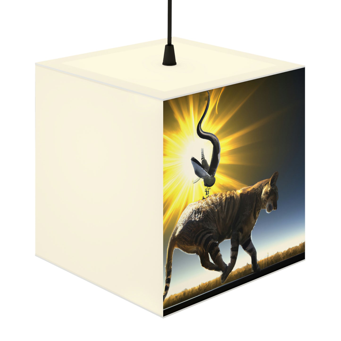 "A Purrfect Sunbeam Moment" - The Alien Light Cube Lamp