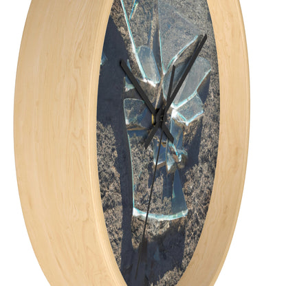 "Glimmer of Broken Glass" - The Alien Wall Clock