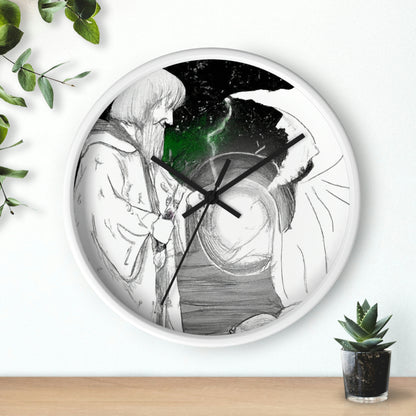 "Las luchas del mago distanciado" - El reloj de pared alienígena