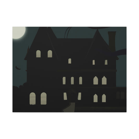 "Midnight at the Haunted Mansion" - The Alien Canva