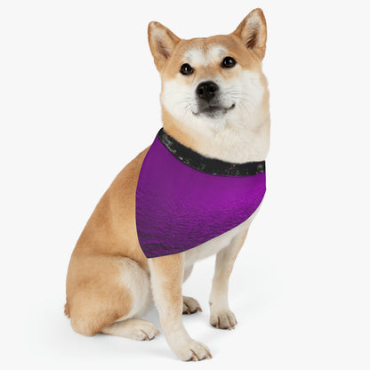 "The Neon Purple Lakefront" - The Alien Pet Bandana Collar