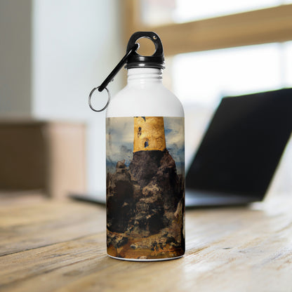 "Lonely Beacon on the Shore" - The Alien Stainless Steel Water Bottle