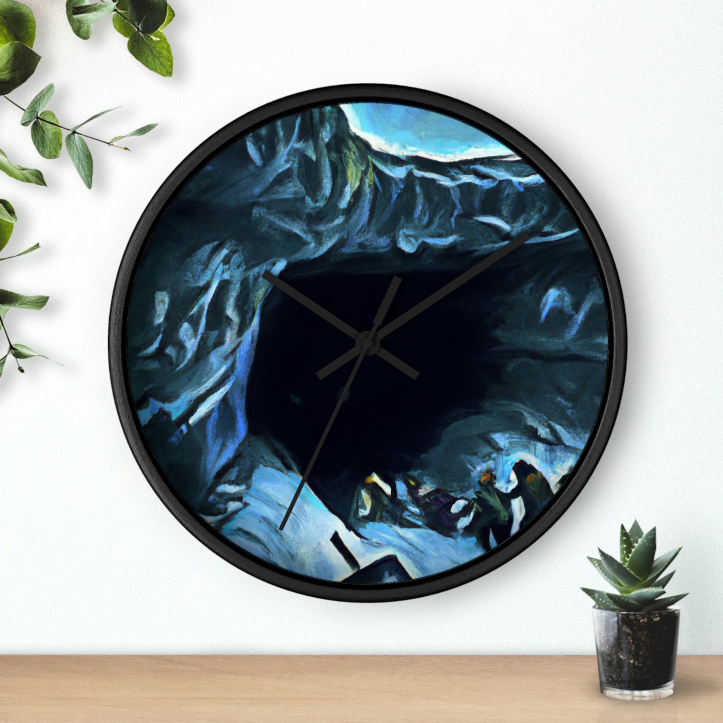 "Escape from the Icy Depths" - El reloj de pared alienígena