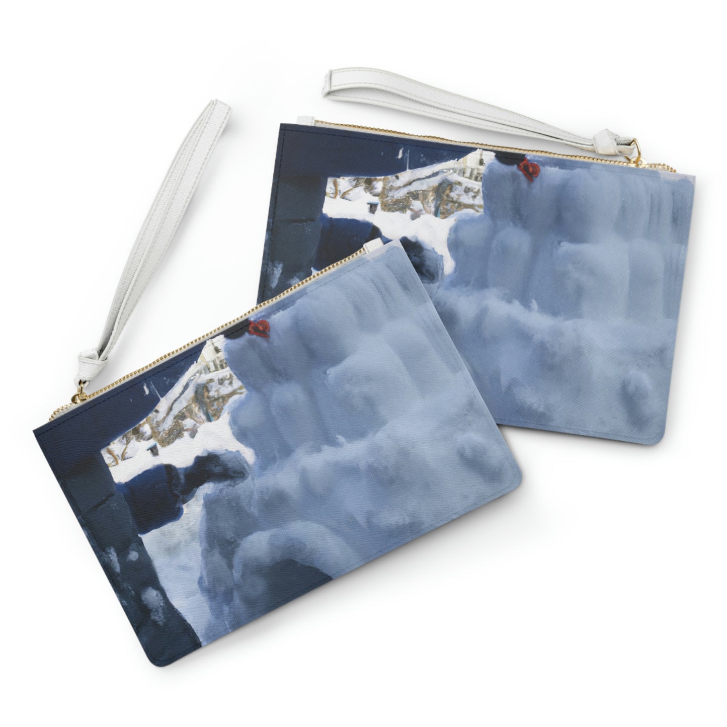 Magisches Winterwunderland - Die Alien Clutch Bag