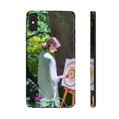 "Encantamiento en aceite: la visión de un bosque mágico de un joven artista" - The Alien Tough Phone Cases