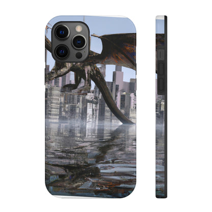 "Aufsteigend die Sintflut: Die hochfliegende Reise eines Drachen." - Die Alien Tough Phone Cases