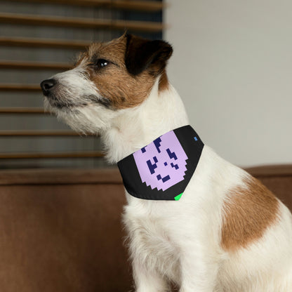 "Lonely Witness of the Night Sky" - The Alien Pet Bandana Collar Pixel Art